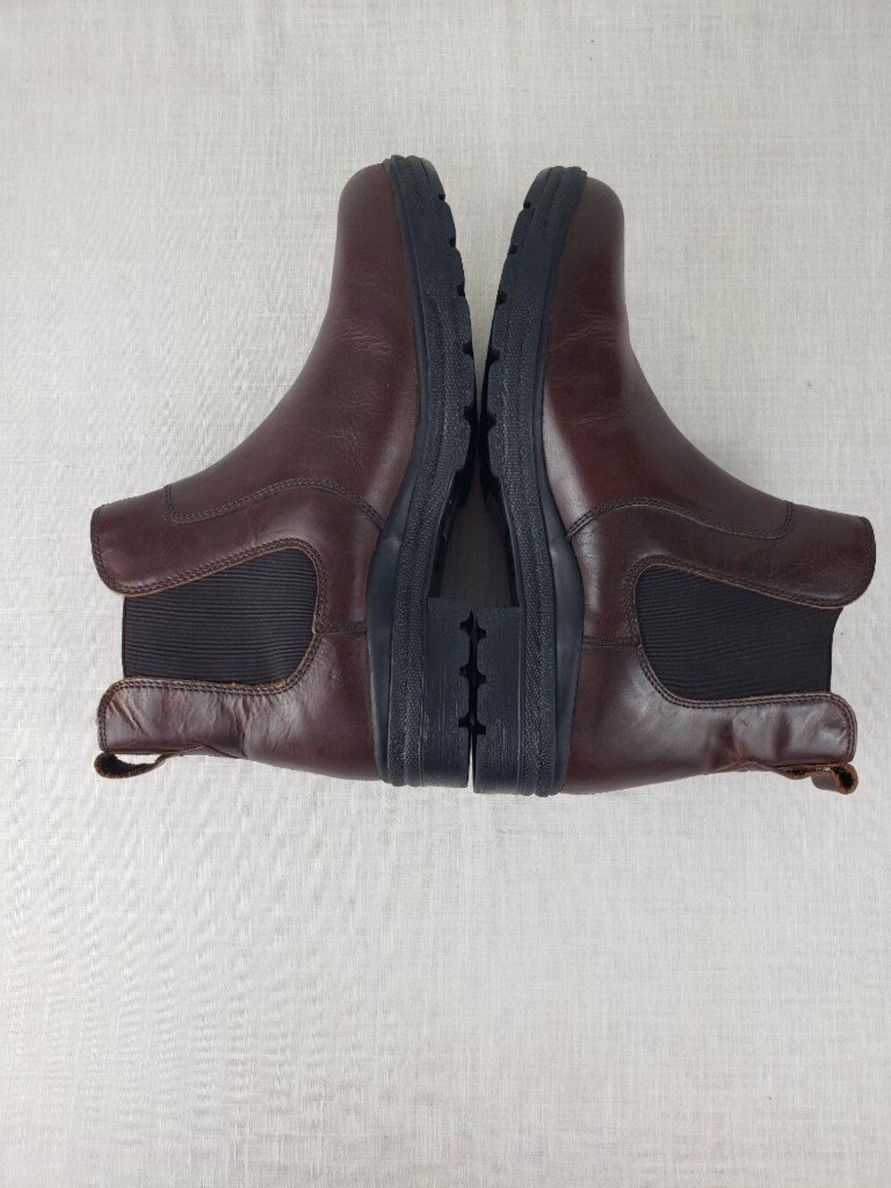 Smartpak Ada Chelsea Boots Brown Leather Pull On Womens 41/US 10 - Picture 8 of 11